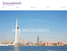 Tablet Screenshot of briscoefrench.co.uk